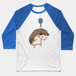 Hedgehog Tennis Tennis racket Baseball T-Shirt